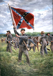 Unconquered - 1st Tennessee Color Bearer at Gettysburg, July 1, 1863