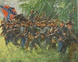 General J.B. Gordon at Gettysburg - July 1, 1863